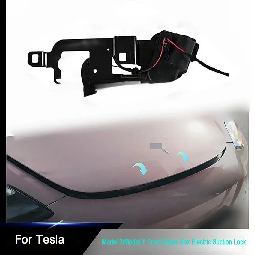 Car Front Trunk Smart Electric Suction Lock Automatic Adsorption Closer for Tesla Model 3/Y Non-destructive installation