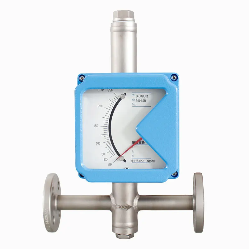 Metal tube float flowmeter pointer type gas liquid explosion-proof liquid crystal display large flow