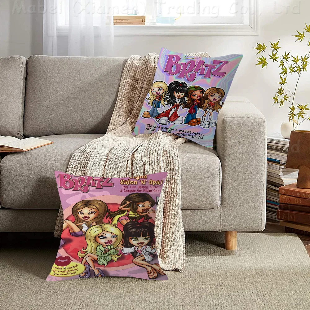 

Bratz Doll Classic Cushion Cover Pillowcase Upholstery Sofa Throw Pillow Home Decor Pillowcas