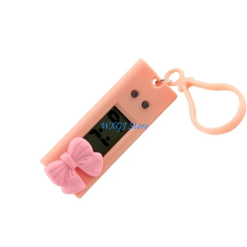 

37JE Portable Mini Hanging Clock for Kids Lightweight Plastic Design for Easy Carryin