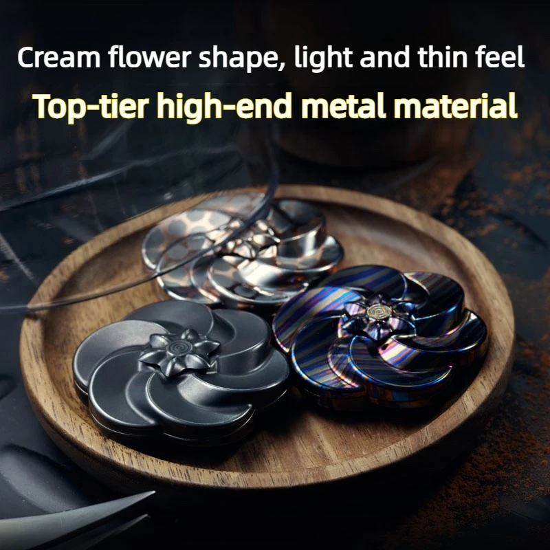 B.M. Butter Cookie Popping Coins - Special Material Mechanical Metal Fingertip Coin Snap Card Pushing Toy for Stress Relief