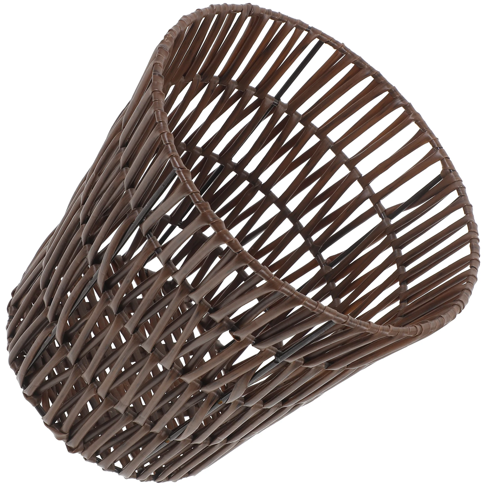 

Woven Storage Basket 20x20x15cm Trash Can Cardigan Eco Friendly PP Clothes ganizer Home Bedroom Living Room Reusable Waste Bin
