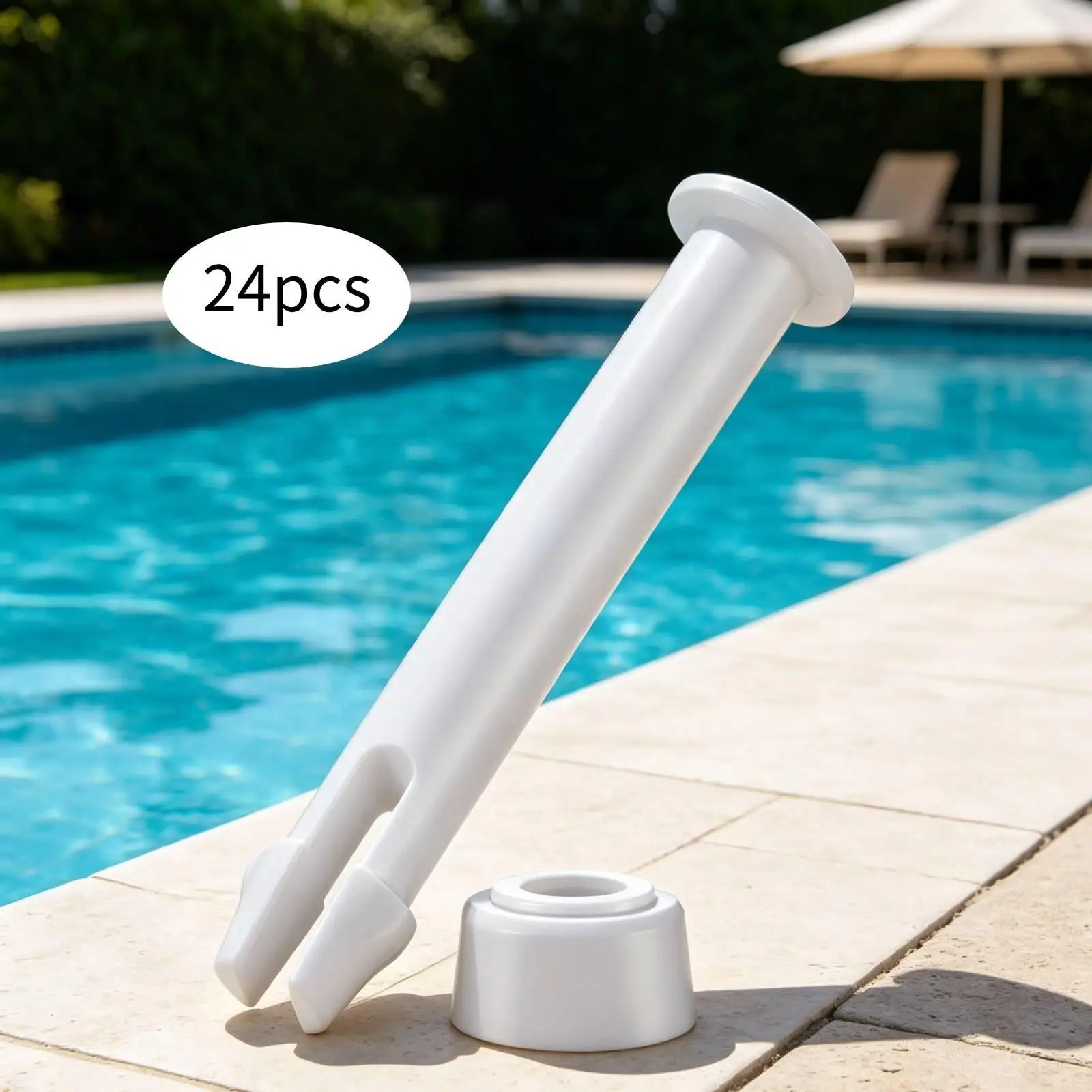 Replacement Pool Joint Pins 2.36in PVC Connectors for Frame Pool Structural Rectangular Pools Parts