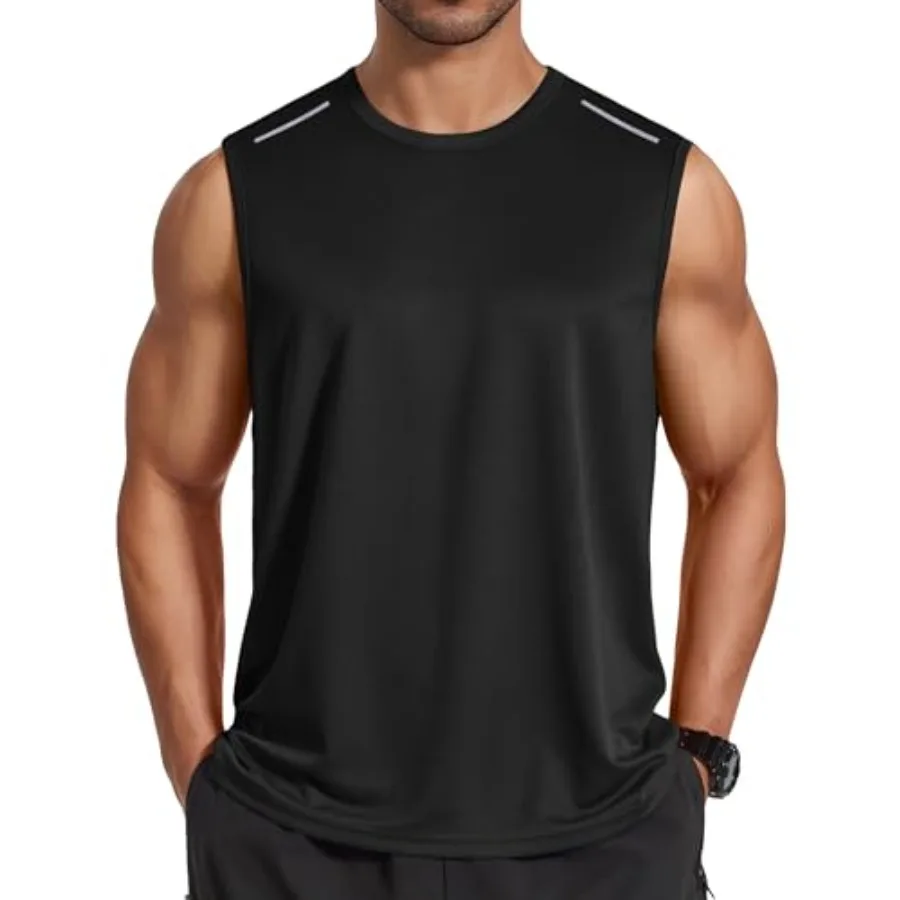 COOFANDY Men's Sleeveless Shirt Quick Dry Workout Tank Top Gym Muscle T Shirts Sport Athletic Tanks Moisture Wicking