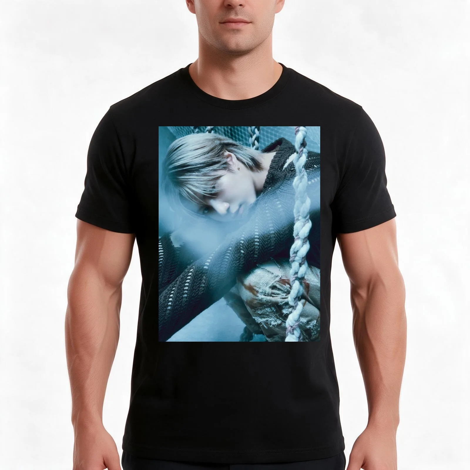 Taemin Eternal - The Unknown Sea 3 T-Shirt, Summer Casual Cotton Tee, Oversized Streetwear Tops, Vintage Graphic Print