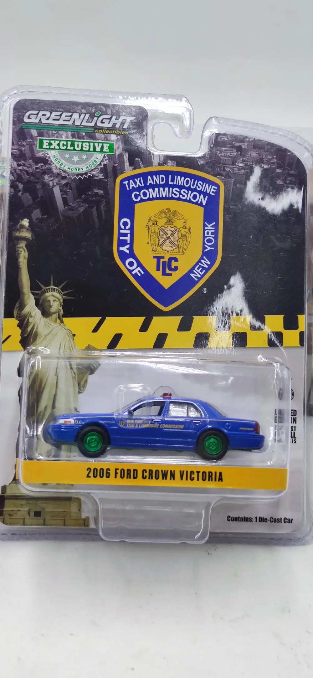 

GreenLight 1:64 2011 Ford Crown Victoria Taxi высокая имитация сплава модель автомобиля Коллекционная игрушка в подарок сувенир дисплей орнамент