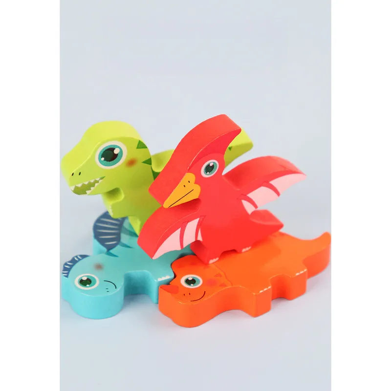 Montessori Frühes Lernen 3D-Formpuzzle Guess Who I Am Mehrschichtiges Stecktafelspielzeug für Kinder Sensorisches Matching-Spiel Brain Teaser