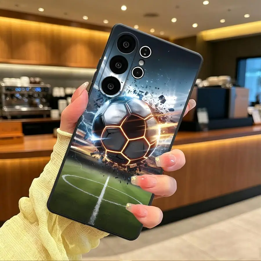 Stadium Soccer Phone Cover Case for Samsung Galaxy S26 Ultra S24+ S20 Note 20 8 9 10 S25 Plus S10 S9 S23 S25+ S21 FE S26+ S24