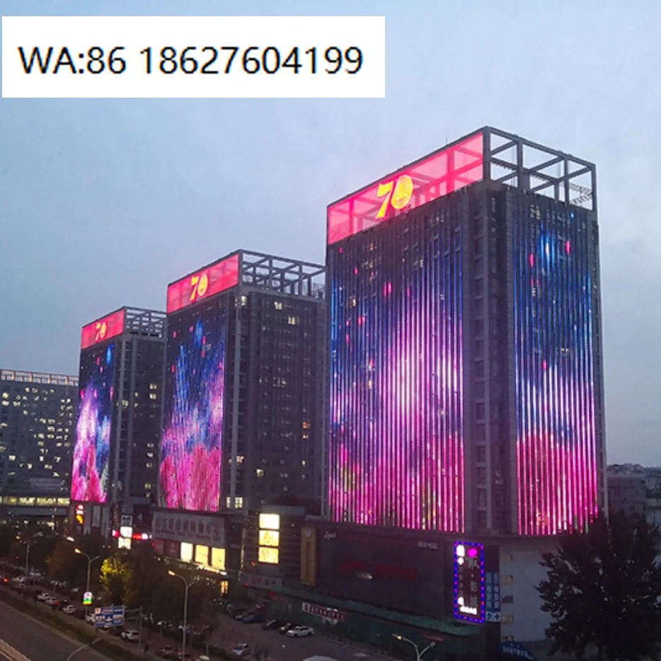 

Custom Window Grid Module Transparent LED Display Flexible Creative Advertising Screen
