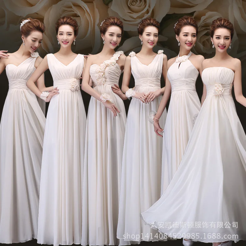 LAKD-0308#Bridesmaid Dress 2024 New Wedding Birthday Graduation Annual Meeting Banquet Evening Dress Long Style Wholesale Cheap