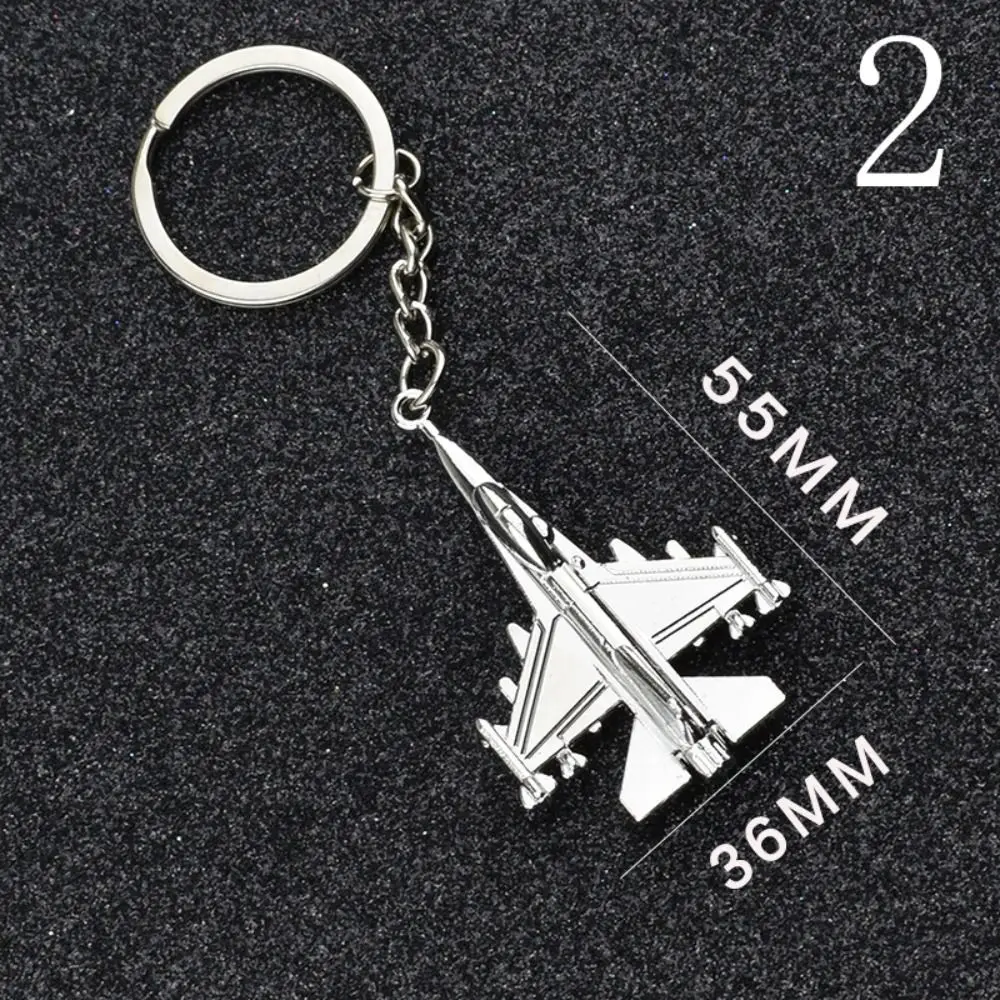 

Key Holder 3D Aircraft Key Chain Metal Fighter Jet Plane Car Key Ring Creative Airplane Battleplane Keyring Car Key