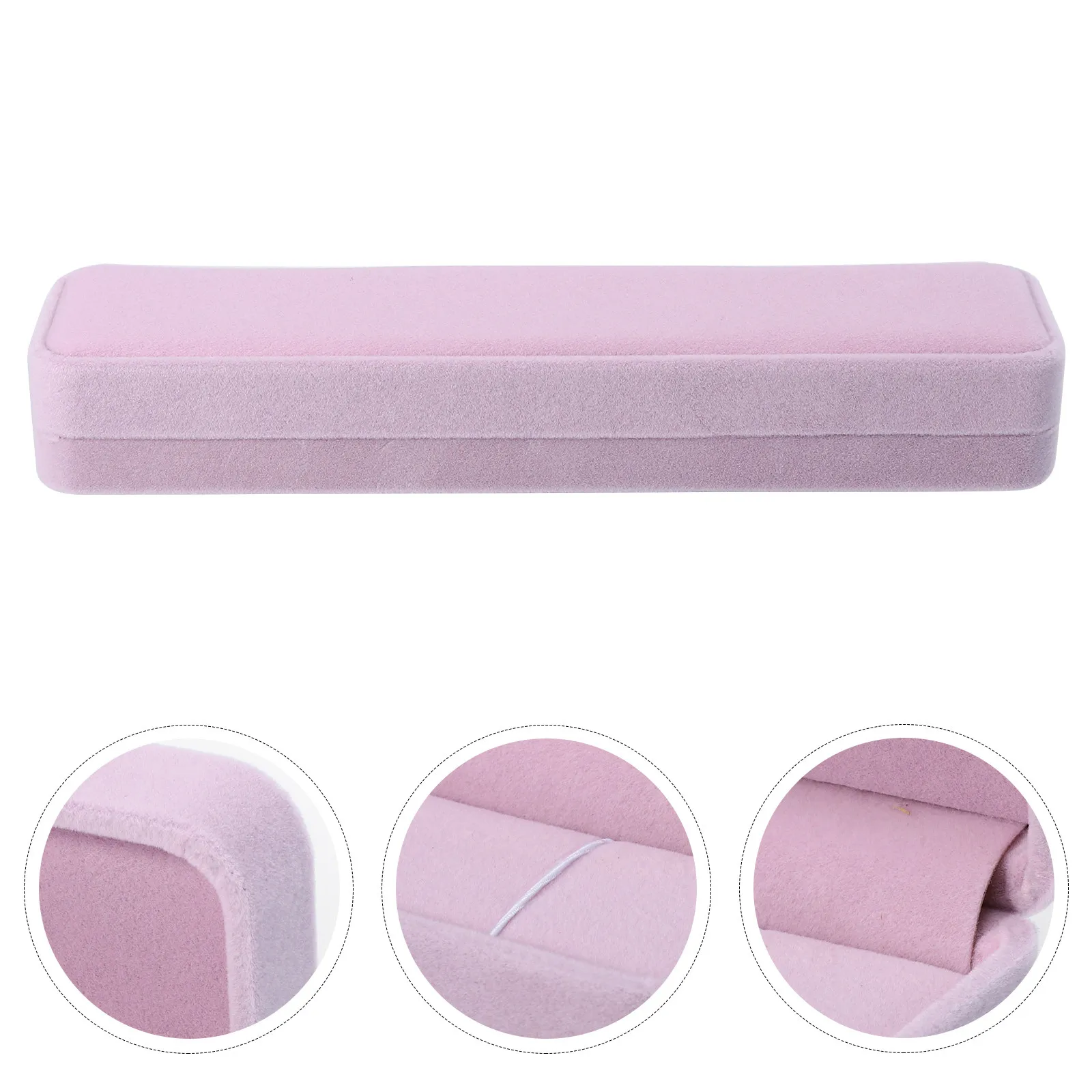 

1Pcs Soft Flannel Jewelry Box Ideal for Necklace Ring Earring Bracelet Watch Organizer Elegant Gift Packing Case for Special