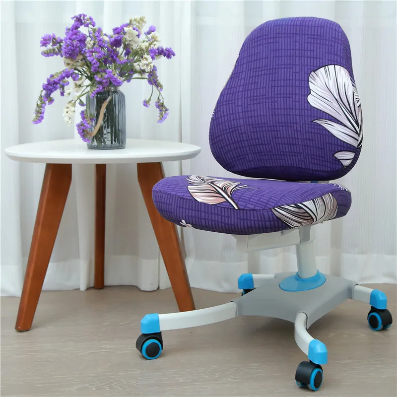 

Kids Study Chair Cover Elastic Student Lift Chair Cushion Spandex Backrest Cover Writing Chair Cover Office Computer Seat Case