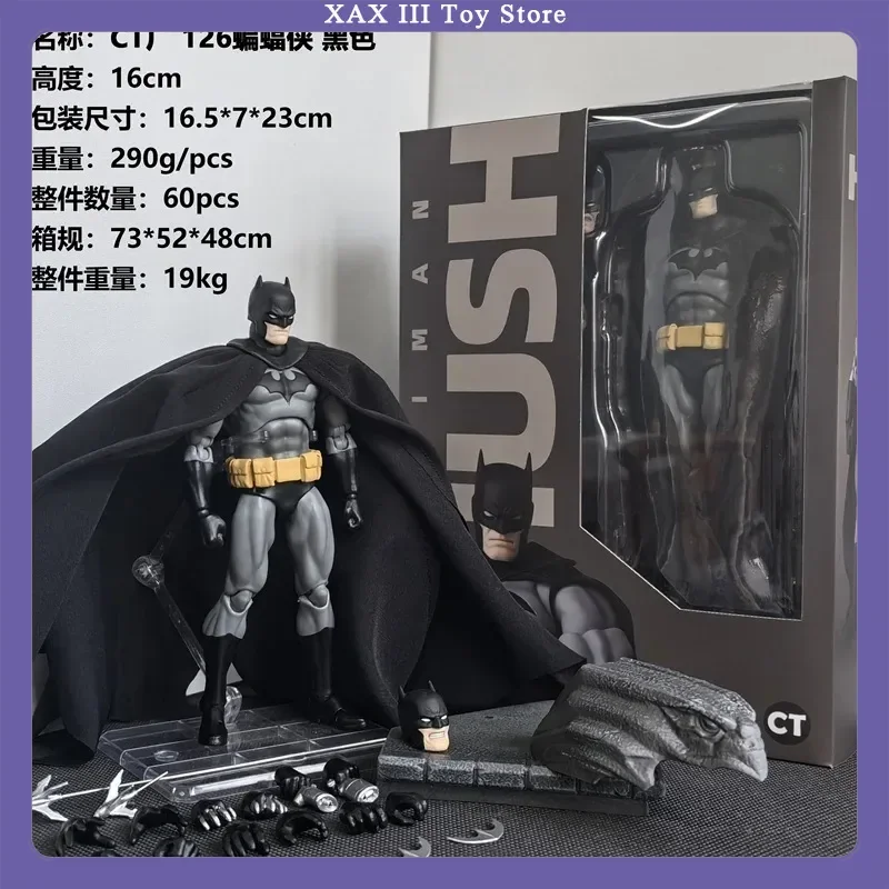

Hot Ct Toys Batman Figure Batman Mafex 126 Action Figures Dc Justice League Hush Figurine The Dark Knight Collection Toy