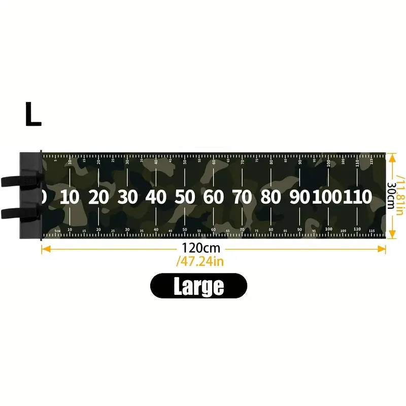 

Линейка для рыбы, прочная, складная, из ПВХ, водонепроницаемая измерительная лента, ширина 10–3,94 дюйма, незаменимая для рыбалки на открытом воздухе