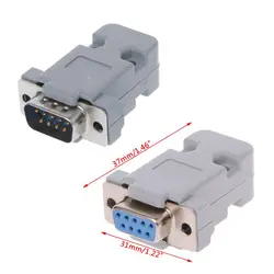 5Sets 9Pin Male/Female D-Sub Plug Solder Connector RS232 Serial DB9 for w/ for G