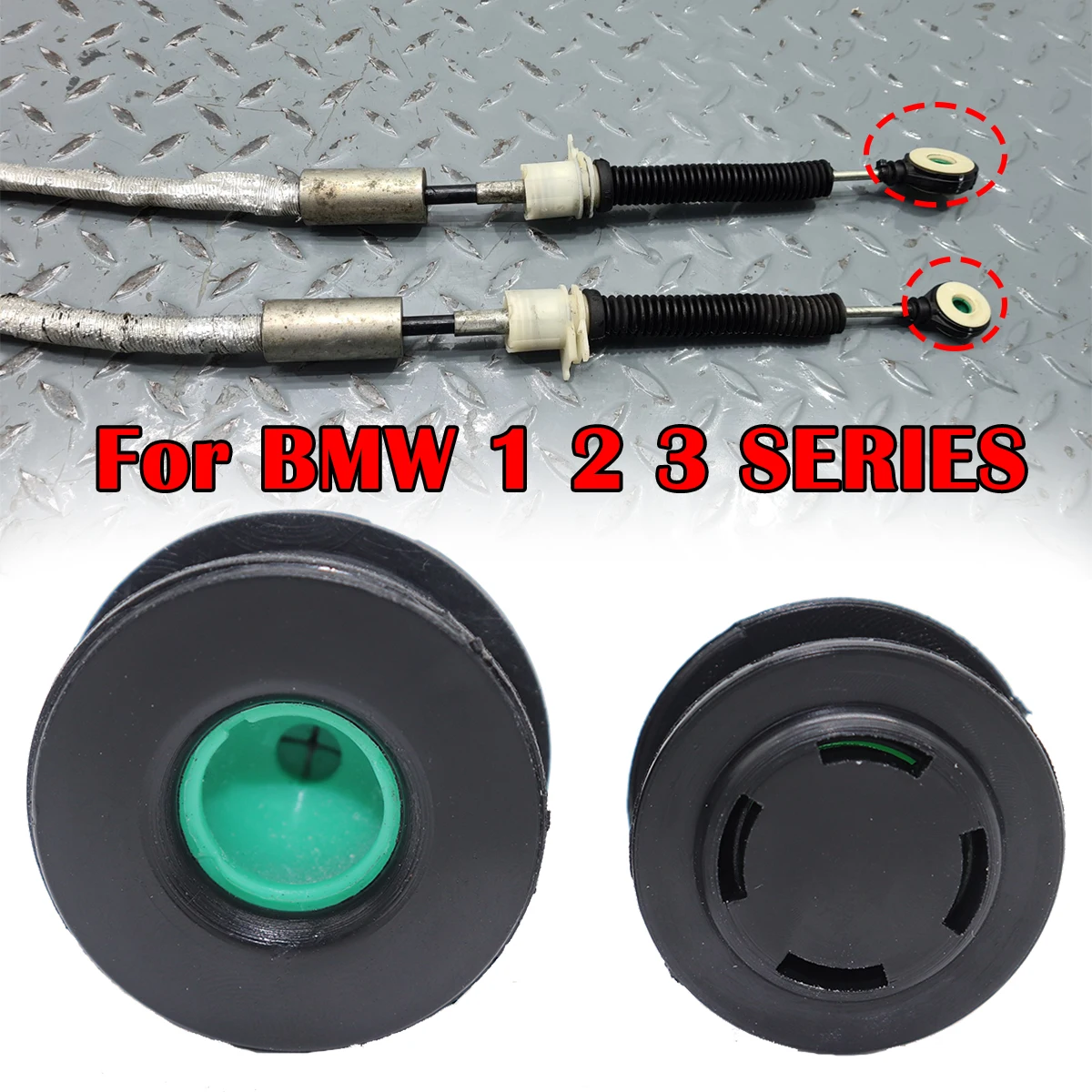

For BMW 1 2 3 SERIES X1 Manual Gearbox Shift Cable Linkage Control Bushing Gear Shifter Lever Selector End Rod Connect Bush Fix