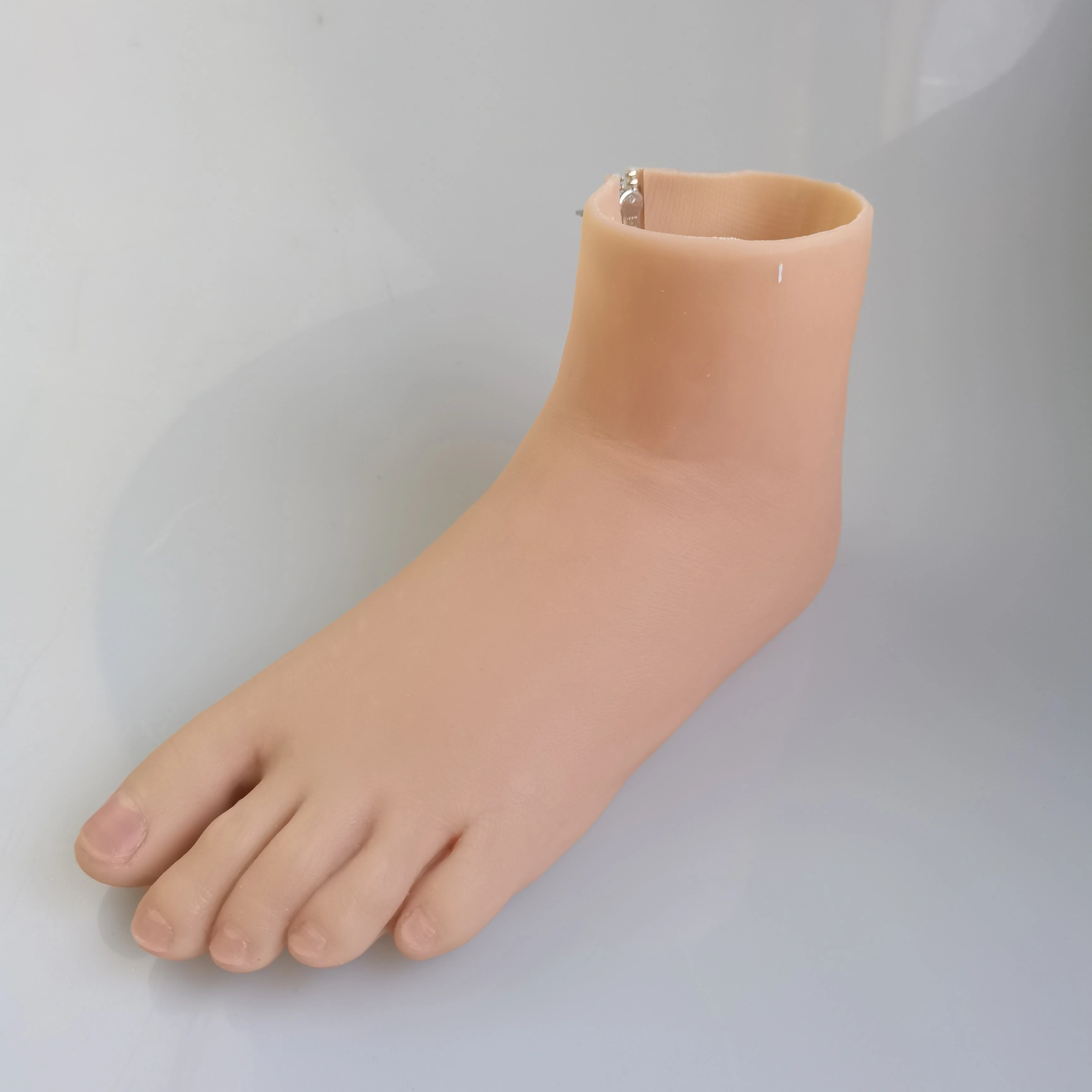 Non-Slip Comfort Fit Breathable Soft Silicone Foot Cover for Prosthetic Limbs CPF SFC Model Size 21-27 Durable Prosthetic