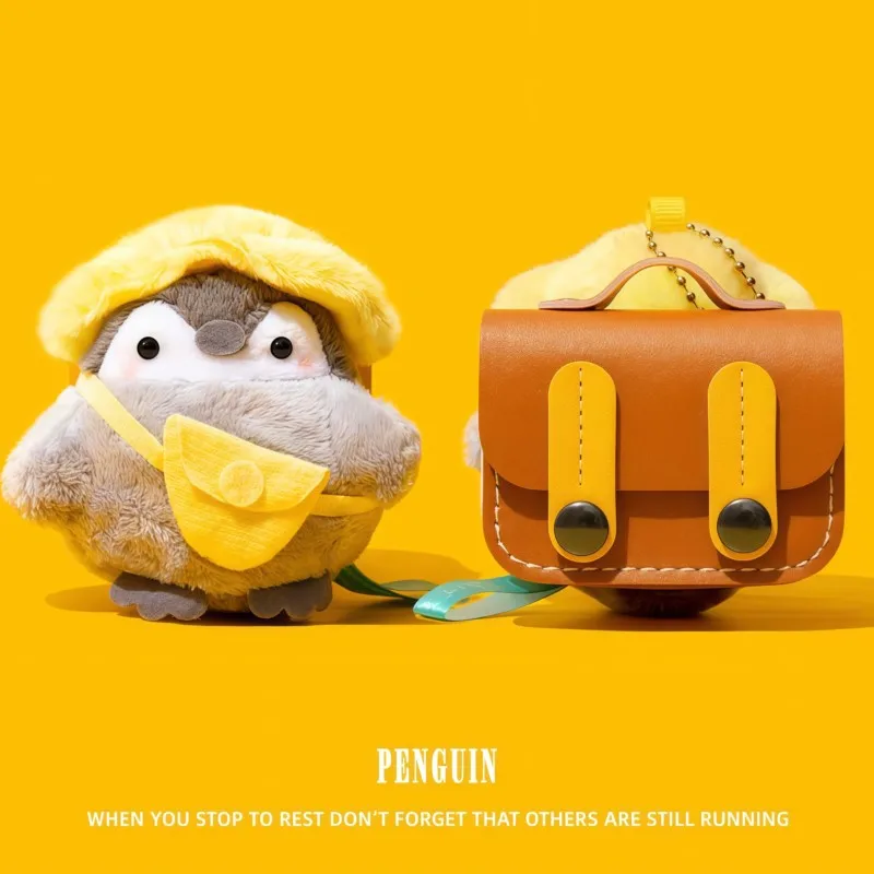 penguin Earphone Case For Apple For Airpods 1 2 3 4 Cover Cute Cartoon Plush Silicone Headphone Box For Airpods Pro 4 Cases ﻿