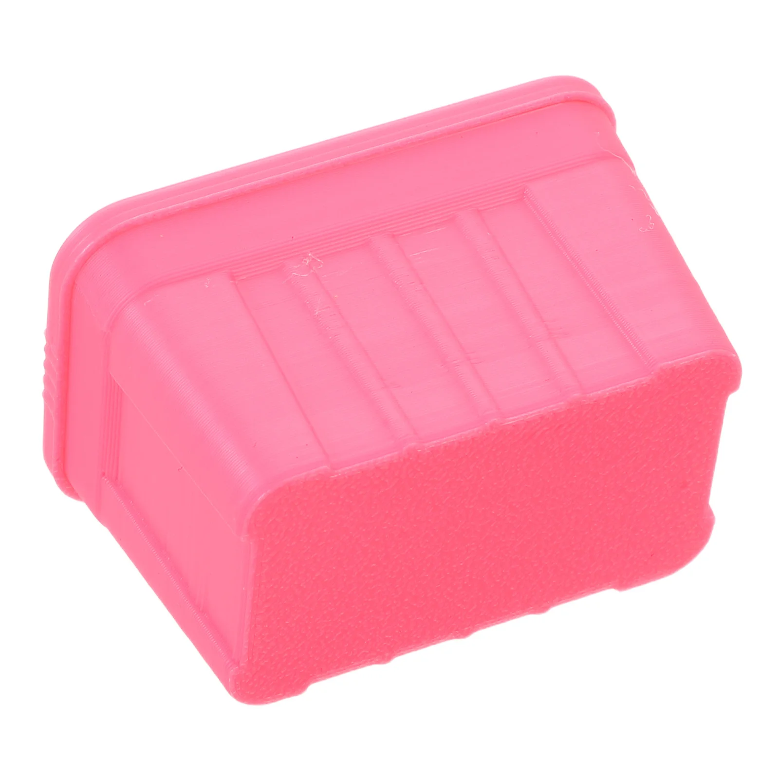 

Miniature Storage Box Pink 1:12 Scale Closet Organizer Bin Lid Miniature Scene Accessories Christmas Mini House Bedroom