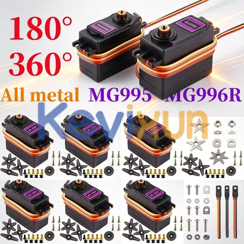 2/5/10PCS 13KG 15KG Servos Digital MG995 MG996R Servo All Metal Gear for JR Car RC Model Helicopter Boat Arduino UNO DIY