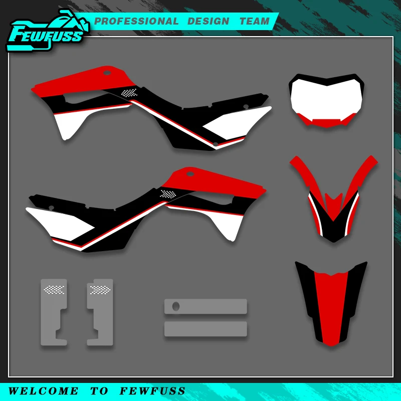 Fewfuss MOTO Complete Graphics Decals Stickers for Honda CRF125F 2019 2020 2021