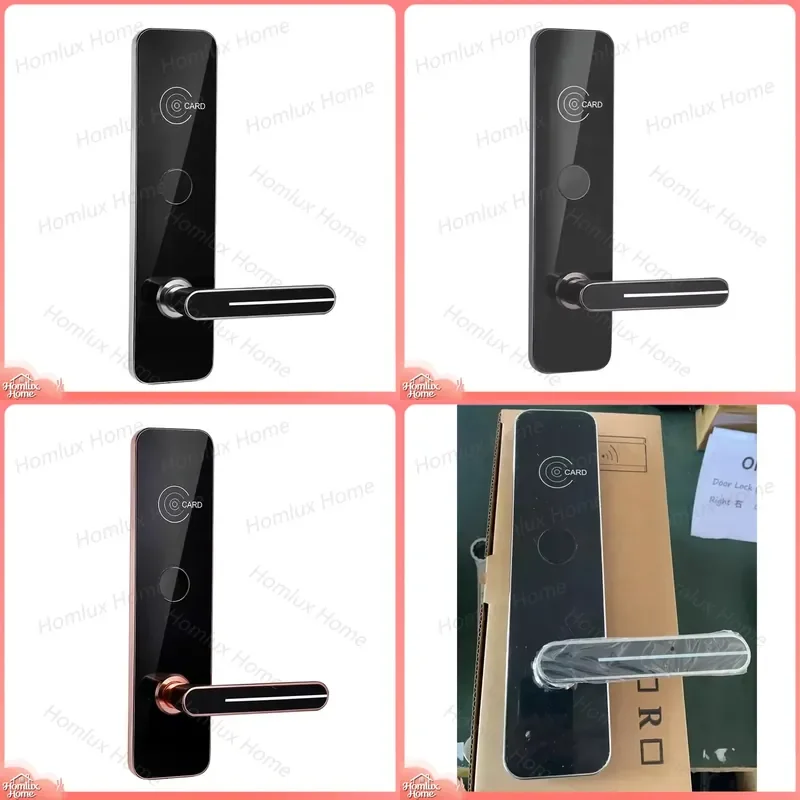 Alloy Electronic Mortise Door Lock for Commercial Hotels Office Apartment Smart Door Lock with Keypad Fingerprint RFID