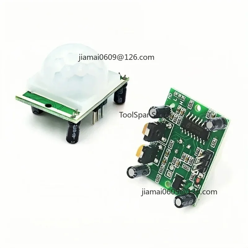 HC‑SR501 Adjustable PIR Motion Sensor Module Infrared Detector With Protective Case Compatible For Arduino