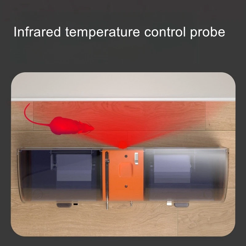Infrared intelligent sensing mouse trap household cage continuous fully automatic mouse catching black technology mouse catching