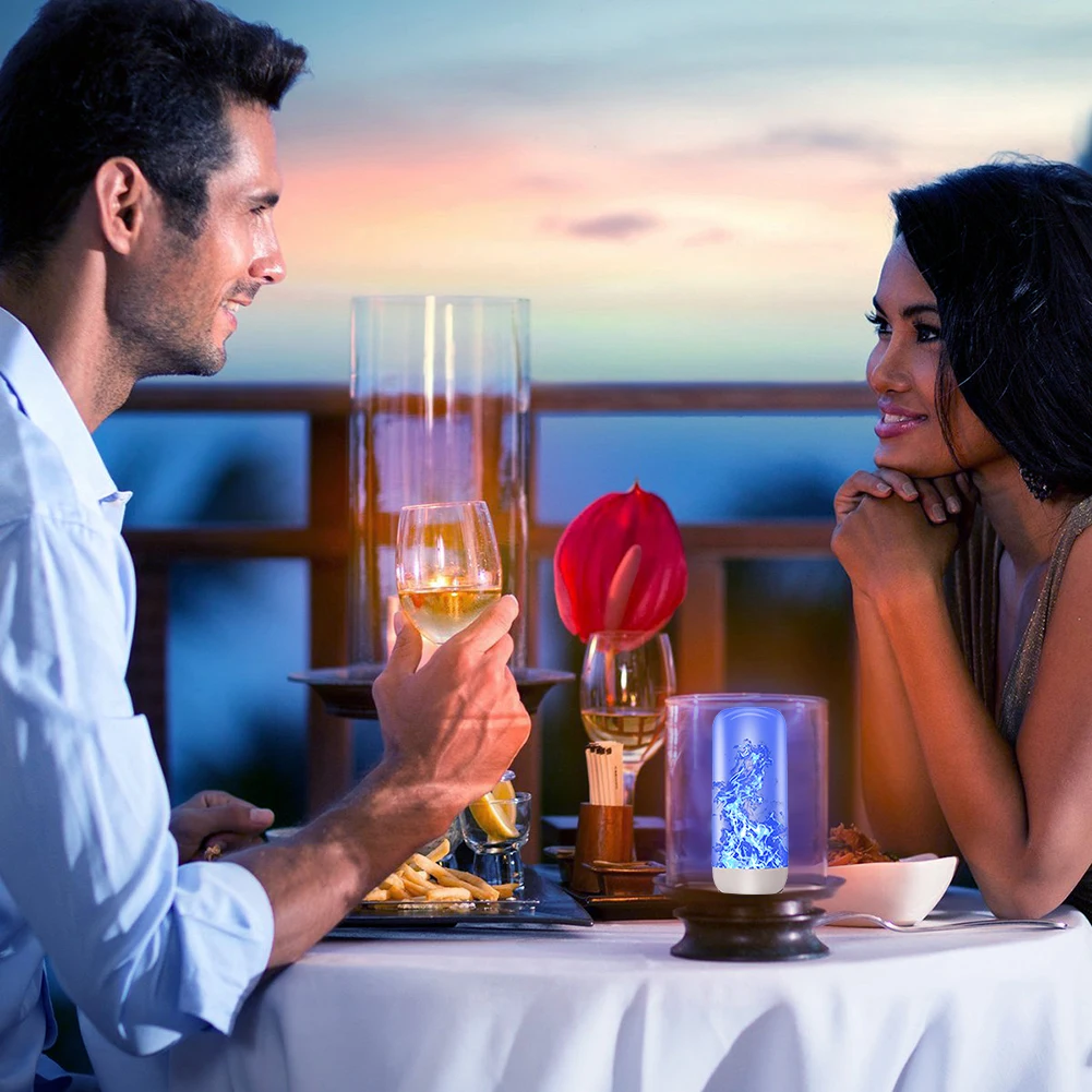 E27E26 LED-vlamlamp Creatieve simulatie Flikkerende vlam Flikkerende buitenlamp Kerstverlichting voor huis Tuin Bar