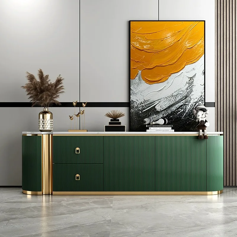 Luxury slate countertops Storage locker display cabinet side cabinet living room cabinets Wardrobe Home Furniture tv stand