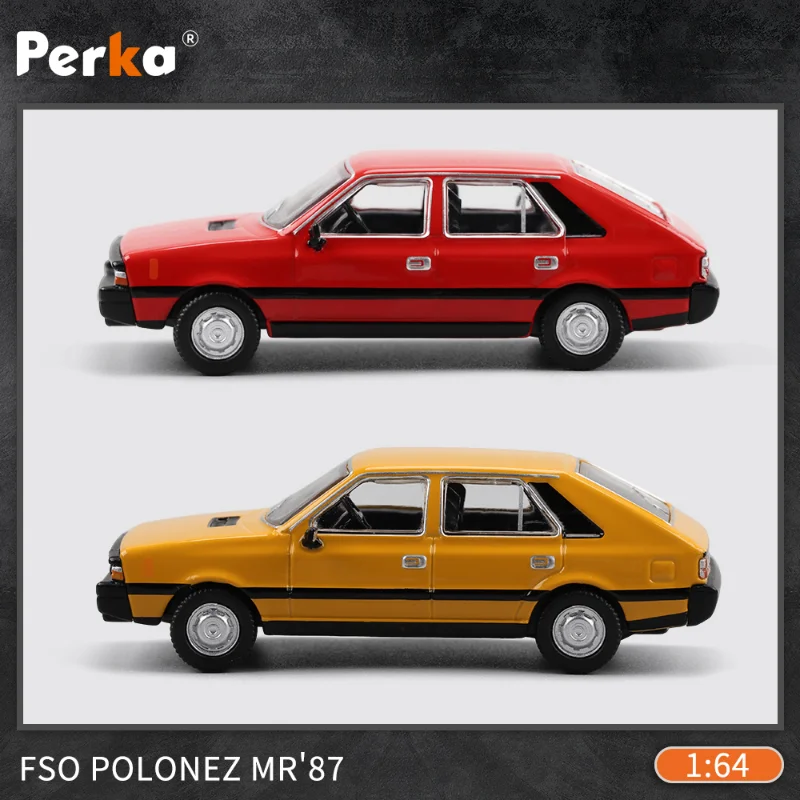 

Литой под давлением масштаб 1:64 польский Polonez FSO, модель автомобиля из сплава, Коллекционная игрушка, подарок, сувенир, демонстрационный орнамент