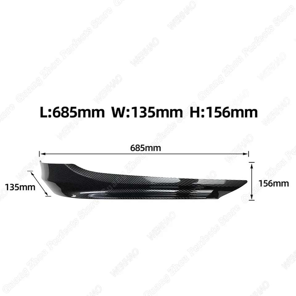 Jupe Latérale / Séparateurs Avant Pare-Chocs – Style Canards Antibrouillard Pour BMW Série 3 E90 320i 330i Tech LCI 2009-2012 (Noir Brillant)