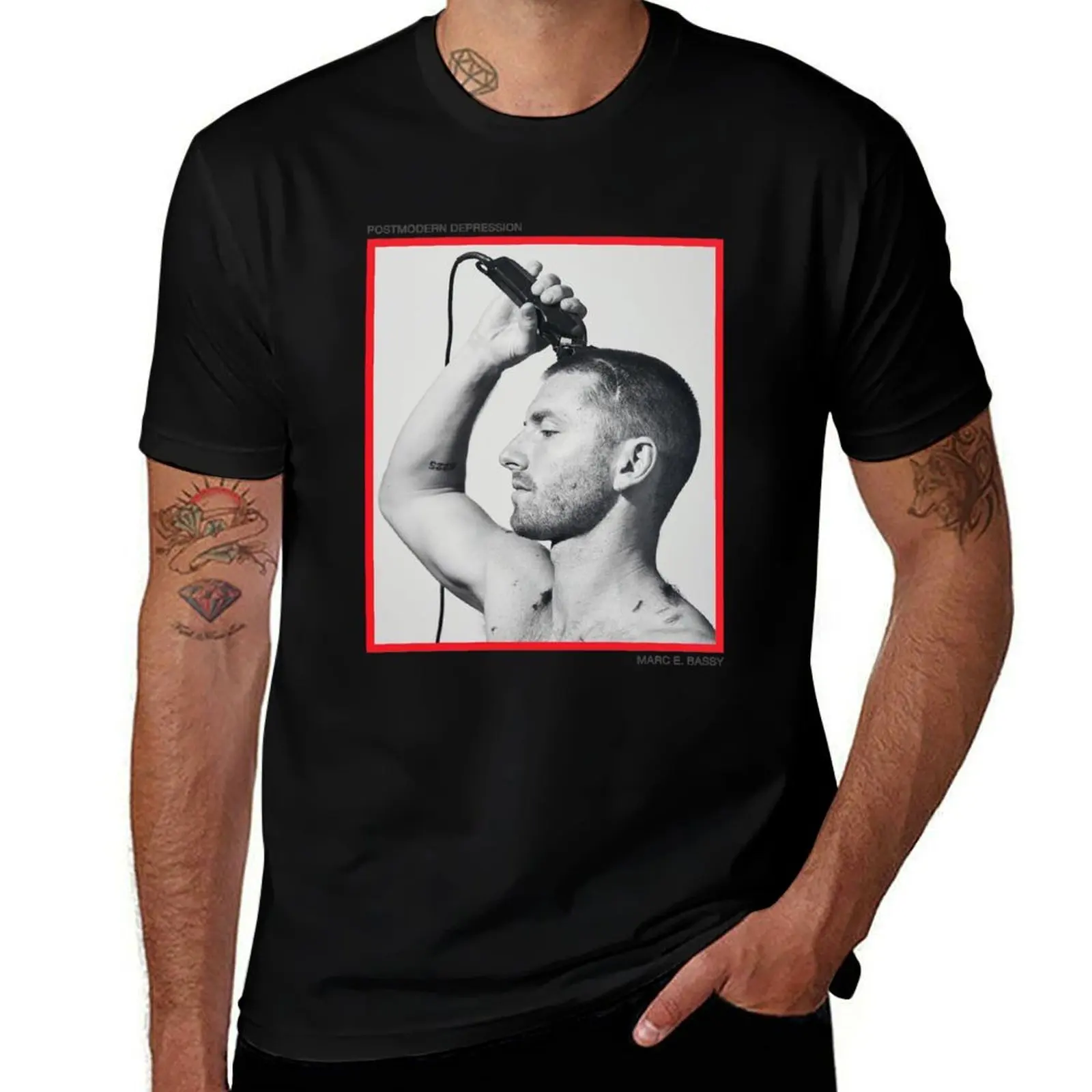 Marc E. Bassy - Postmodern Depression (EP Cover) T-Shirt Work Comfort T-Shirt for Men