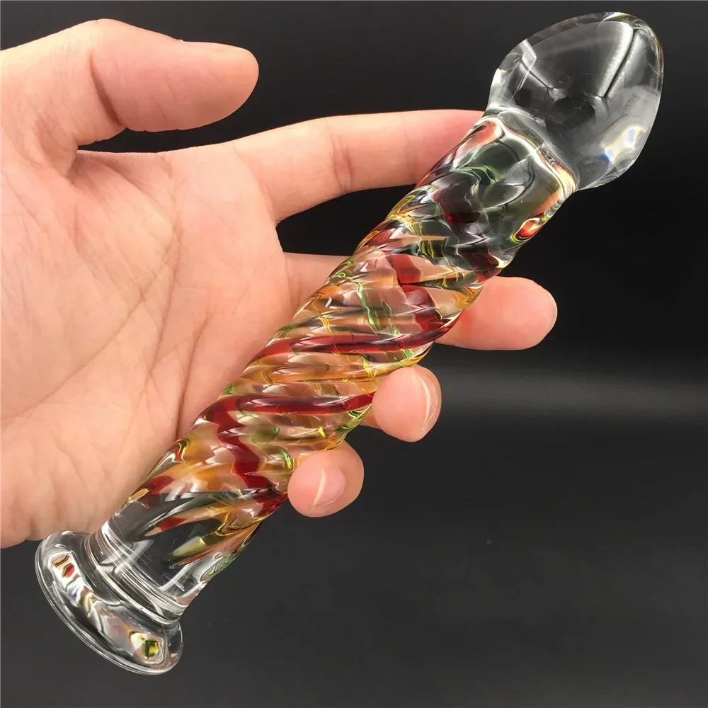 Crystal Glass Anal Plug Vaginal Anus Beads Butt Plug Adult Dildo For Anal Massage Masturbation Sex Toy For Men Women Gay