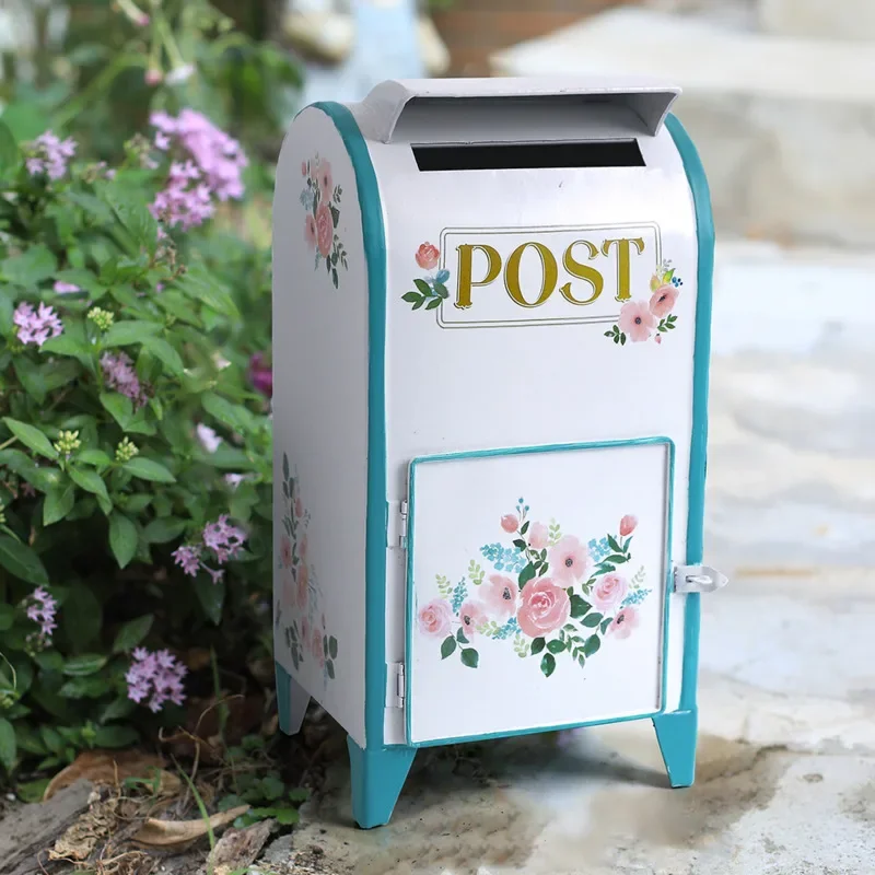 Outdoor Garden Standing Mailbox For Private House Desktop Furnishing Home Accessories Garden Groceries Letter Box