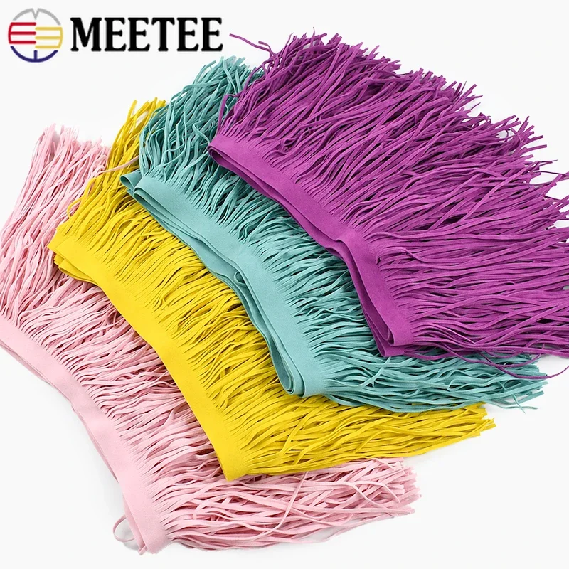 2-5M 15cm Suede Tassel Fringes Lace Ribbon Curtain Stage Dresses Decorative Trimmings Stitching Fringe DIY Sewing Accessories