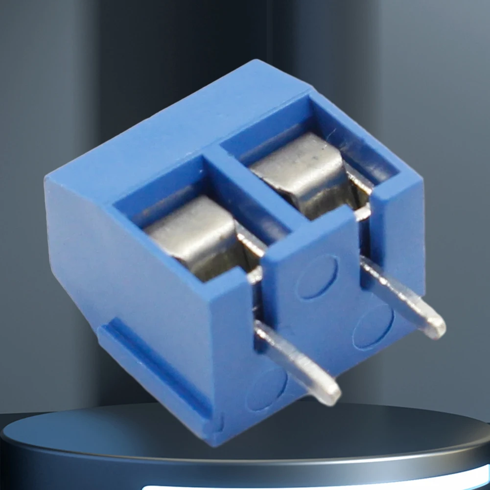 50-10 Uds conector de bloque de terminales de tornillo de montaje PCB Pin recto 2P 3P KF301 conector de bloque de terminales de tornillo empalmado para Arduino