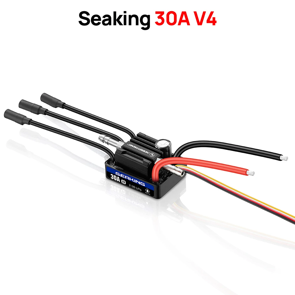 HOBBYWING Seaking Brushless ESC Barca Sensorless ESC 30A 60A 90A 120A 160A V4 Serie IP67 Waterpoof BEC incorporato per barche RC
