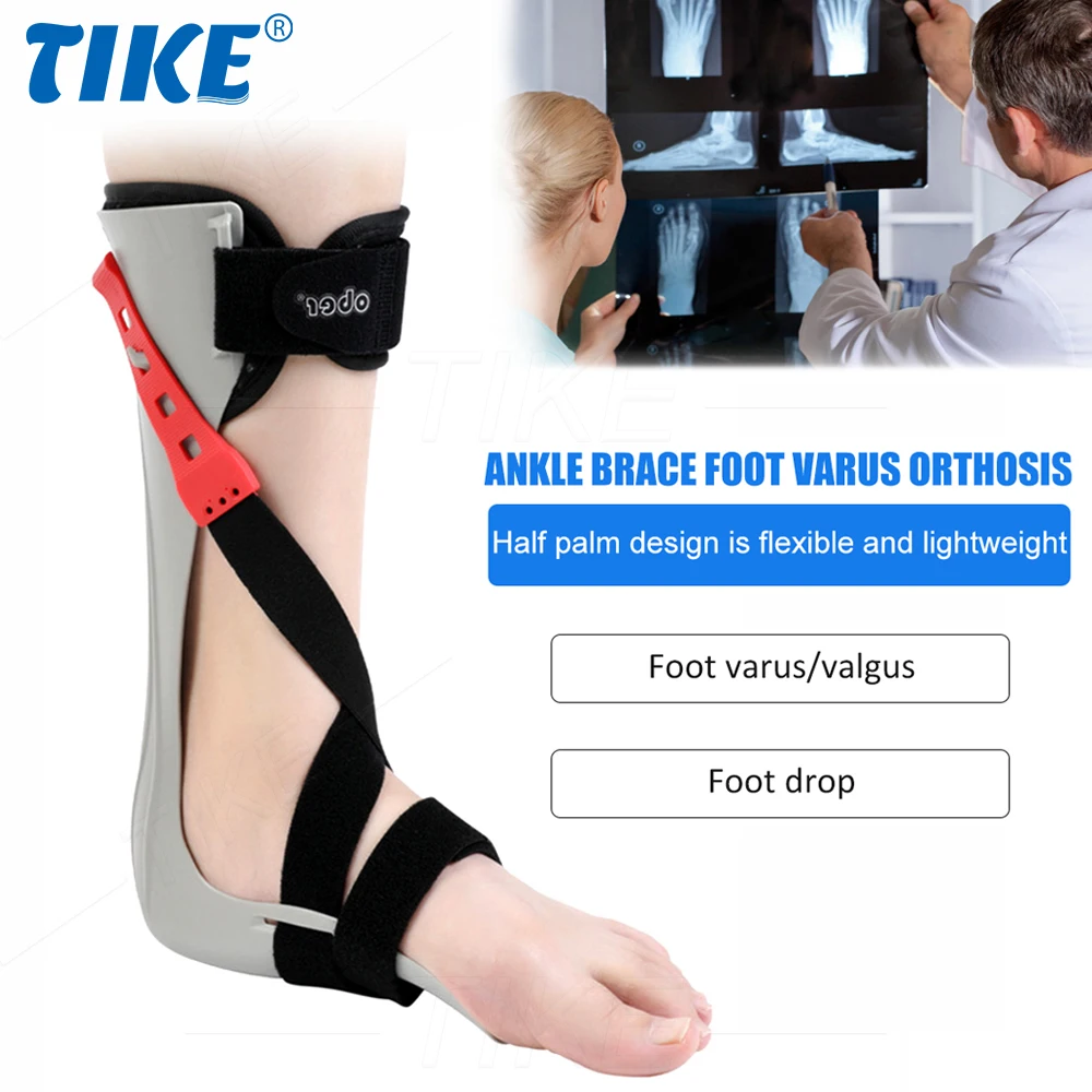 TIKE AFO Upgrad Foot Drop Support Splint Ankle Foot Orthosis Brace Stroke Foot Drops Charcot Achilles Tendon Contracture Disease