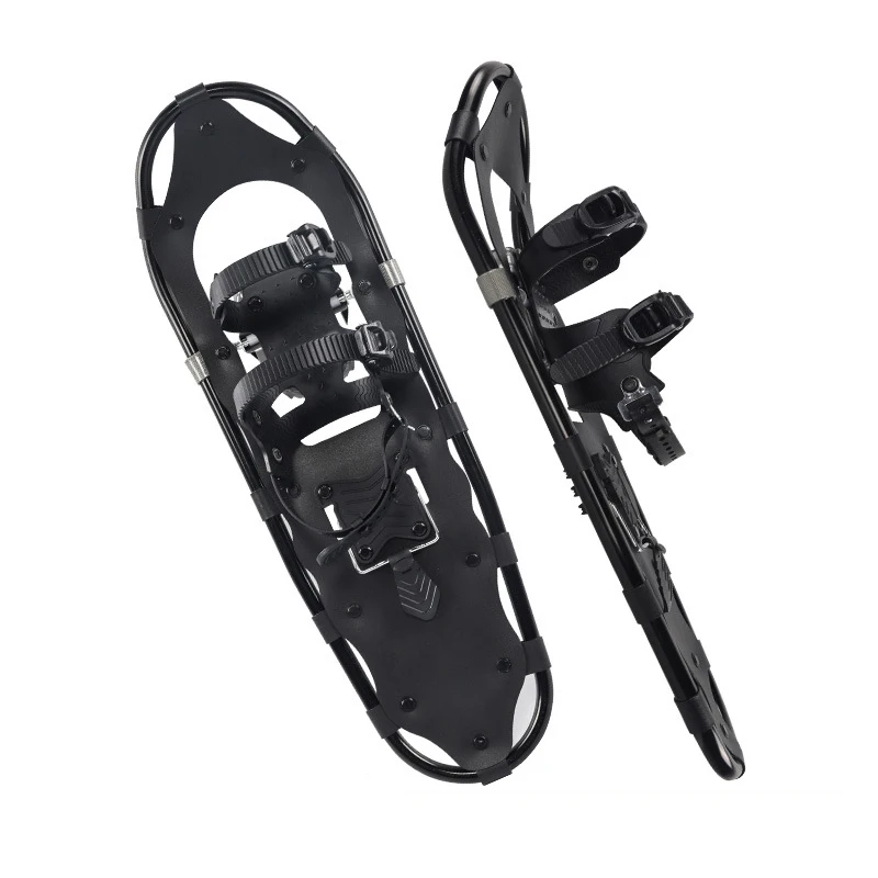 2022 High Quality Double Ratchet Binding Aluminium Hiking Snowshoes Secure And Tight Sole Snowshoes