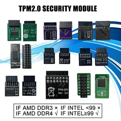 TPM2.0 Security Module Supports Multiple Brands Of Motherboards 12 14 18 20-1 Pin Encryption Security Module Remote Card Support