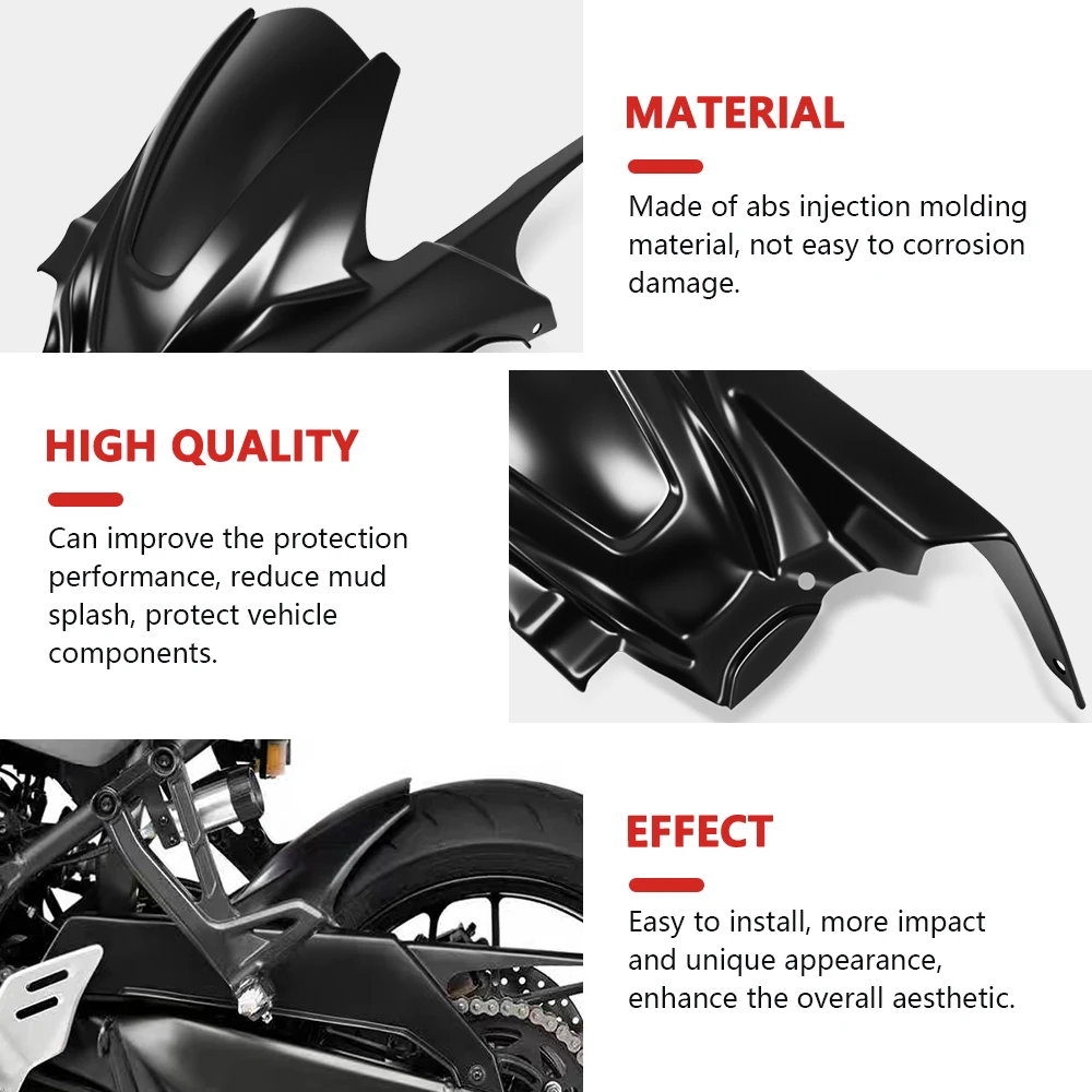 ل الراسم 9GT الراسم 9 2021 2022 2023 2024 2025 دراجة نارية الحاجز الخلفي قطعة من نسيج سبلاش الحرس عجلة المعانقة Mudflap #6