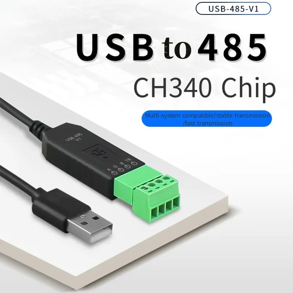 Convertidor de puerto serie USB a 485, módulo de comunicación de grado Industrial, Chip CH340, módulo IO