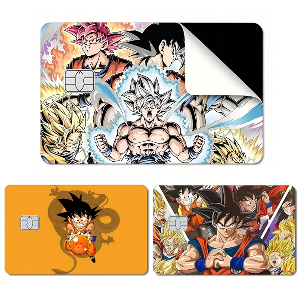 

Матовая наклейка на кредитную карту с изображением Dragon Ball, защитная пленка от царапин и потертостей, декоративные наклейки, игрушки
