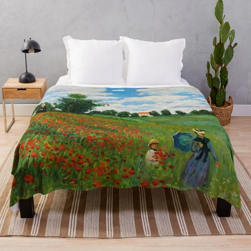 

Landscape by Monet Throw Blanket Sofa Baby Tourist Blankets For Bed Blankets