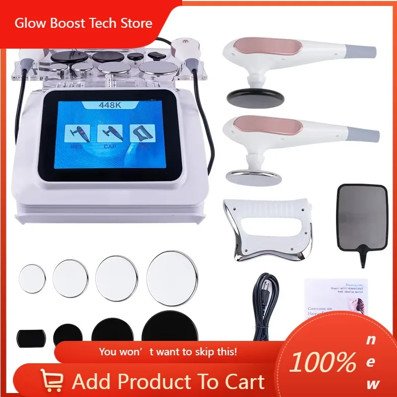 

GB448k RET CET RF Deep Beauty Массажная система для ухода за телом для сжигания жира, потери веса, диатермия, устройство Ems