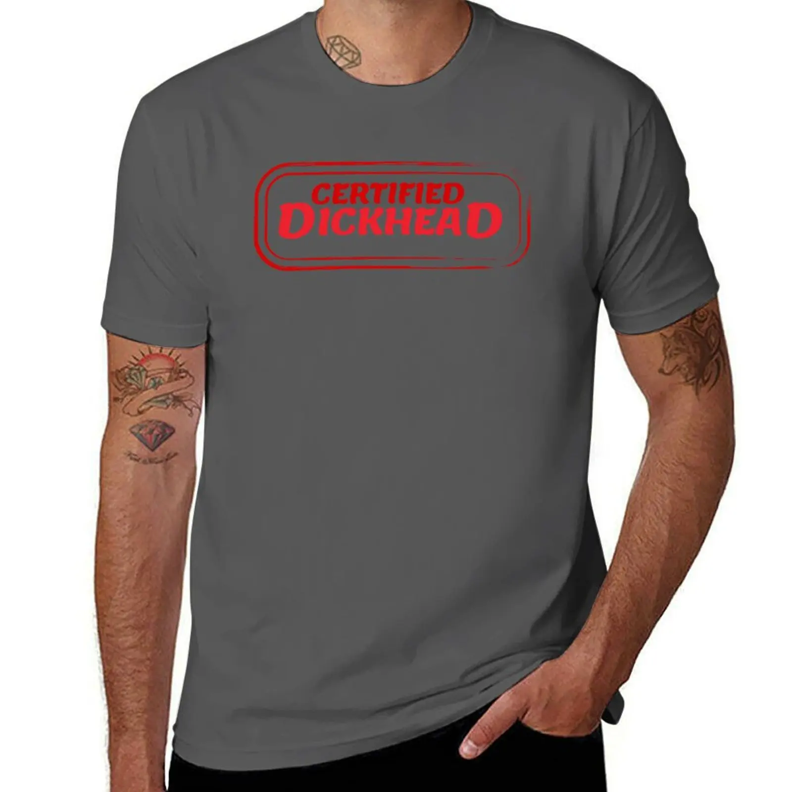 

Certified Dickhead (Fourth Edition) T-Shirt Minimal Art Print T-Shirt