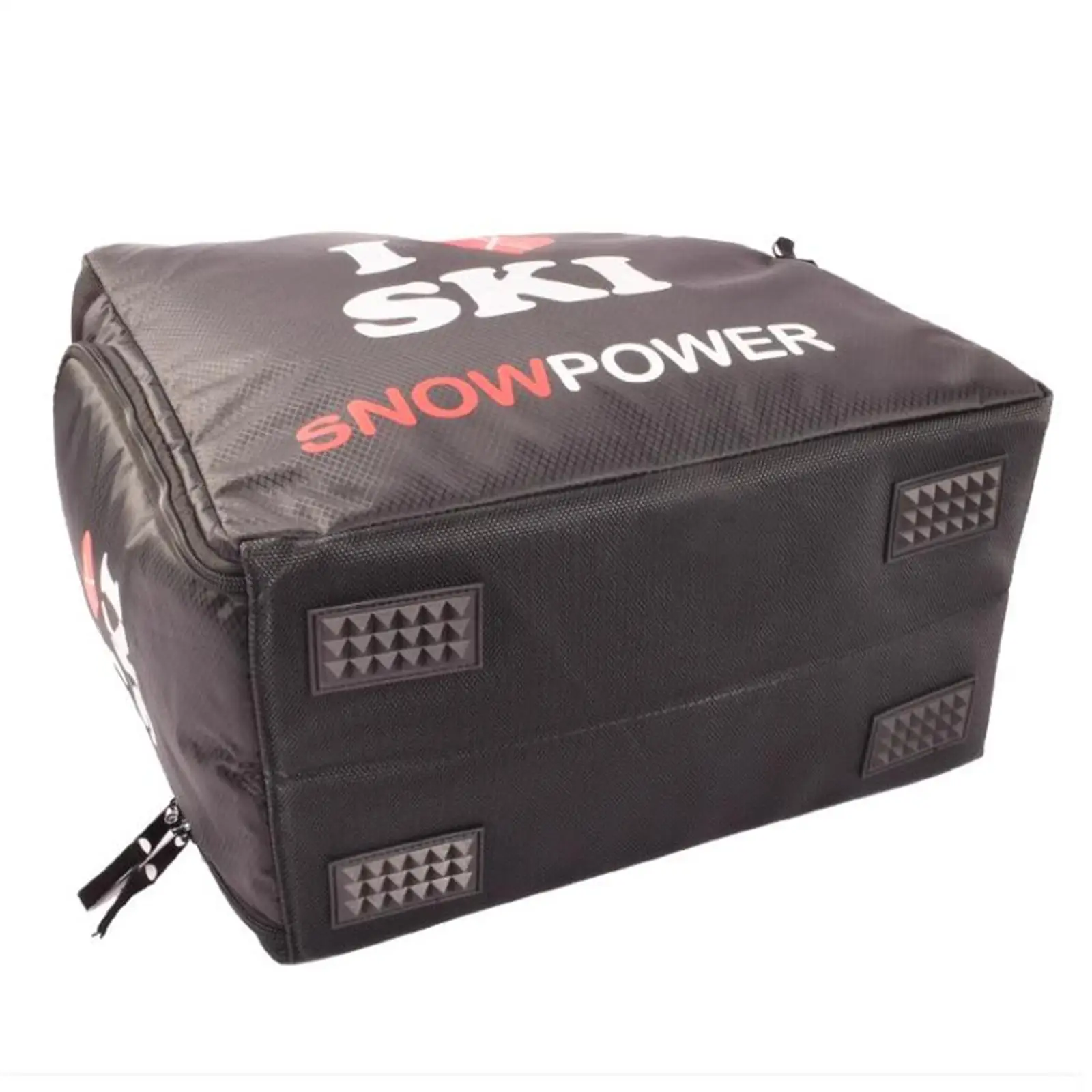 

Ski Boot Bag Water Resistant Zipper Closure Skiing Shoe and Helmet Bag