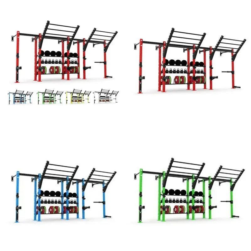 Multifunctional Integrated Exercise Machine Cable Cross Training Strength Rack